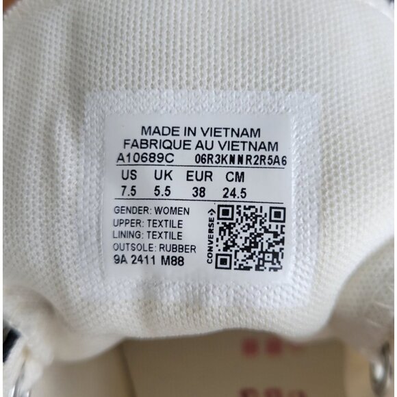 ✨Converse Chuck Taylor Lift Platform Polka Dots 7.5 Womens Shoes Sneaker A10689C - Picture 12 of 12